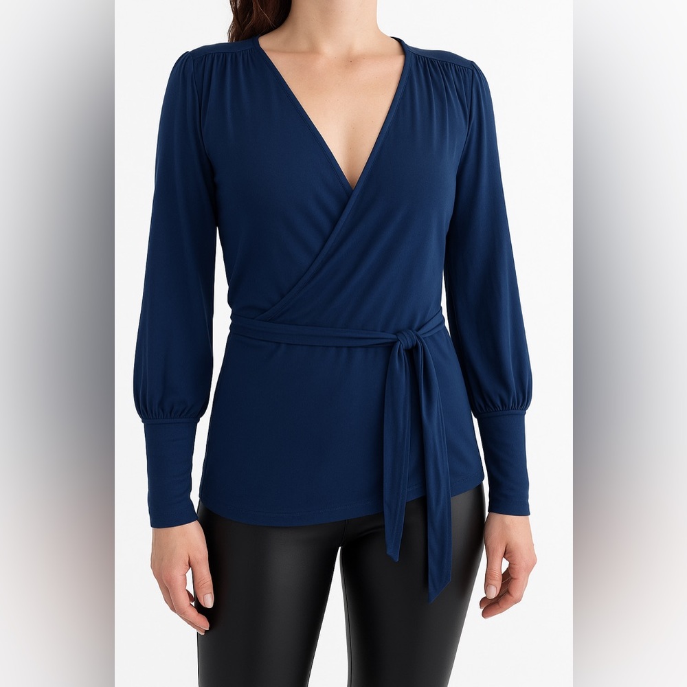 Amour Vert Cassidy Dream Knit Wrap Top - NWT - Size XS